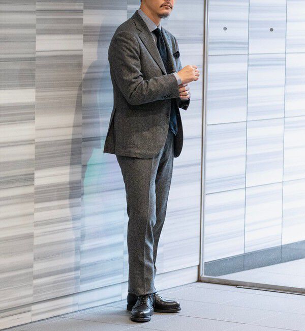 SHIPS「SHIPS:〈FUNCTION〉〈セットアップ対応〉ホームスパン ジャケット」|テーラードジャケット|