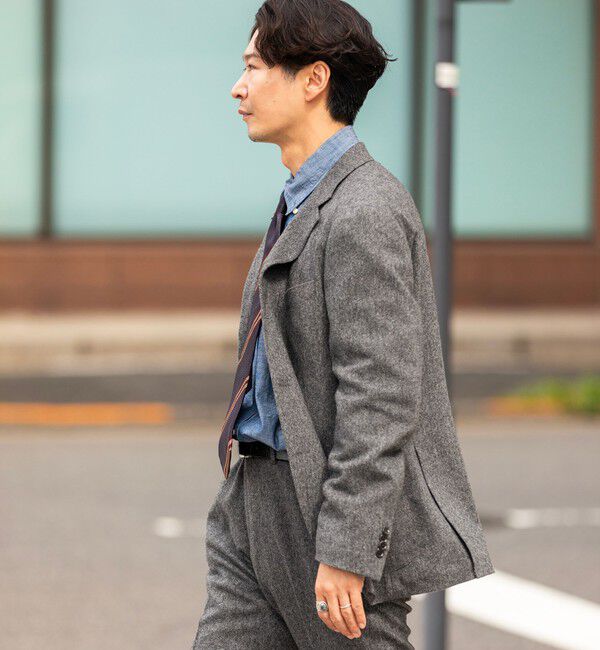 SHIPS「SHIPS:〈FUNCTION〉〈セットアップ対応〉ホームスパン ジャケット」|テーラードジャケット|