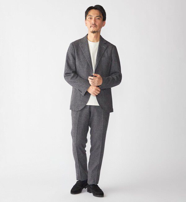 SHIPS「SHIPS:〈FUNCTION〉〈セットアップ対応〉ホームスパン ジャケット」|テーラードジャケット|