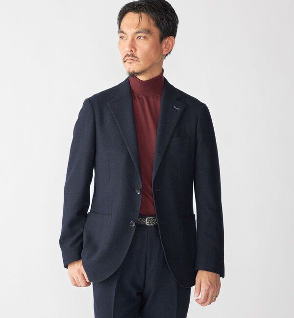 SHIPS「SHIPS:〈FUNCTION〉〈セットアップ対応〉ホームスパン ジャケット」|テーラードジャケット|