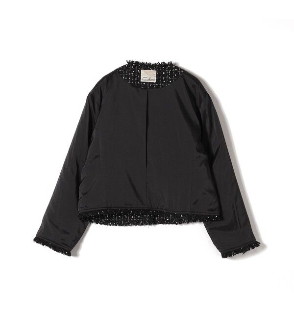 SHIPS for women「【SHIPS別注】troisiemeCHACO: ツイード ジャケット（セレモニー対応可）」|ノーカラージャケット|
