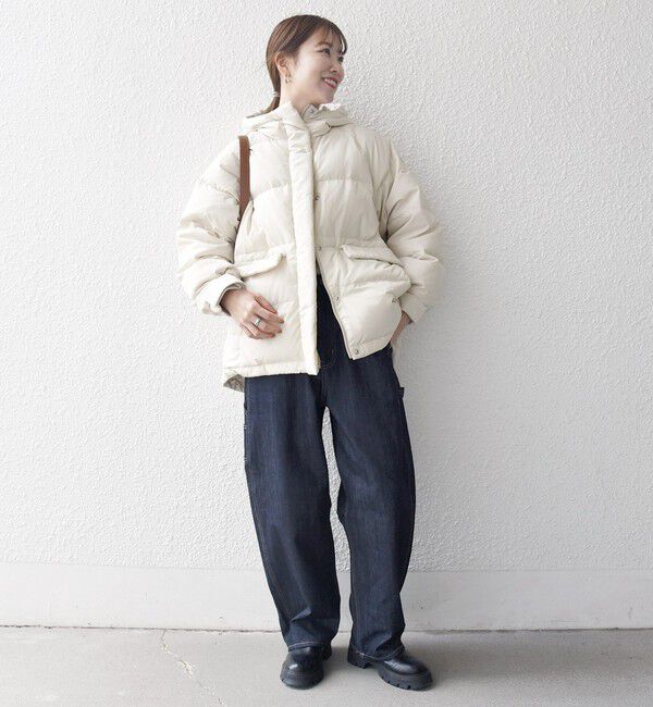 SHIPS any「《一部追加予約》【WEB限定】SHIPS any: フーディ ショート ダウン ジャケット 2」|ダウン|