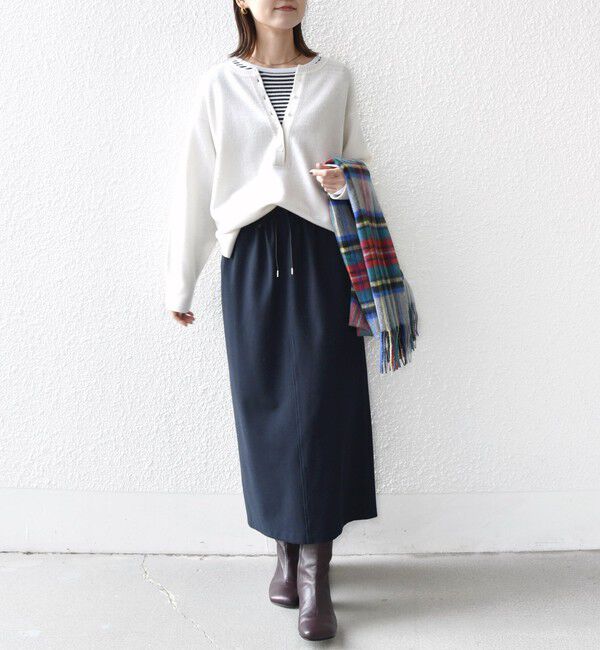 SHIPS for women「〈手洗い可能〉両面起毛 ドロスト スカート」|スカート|