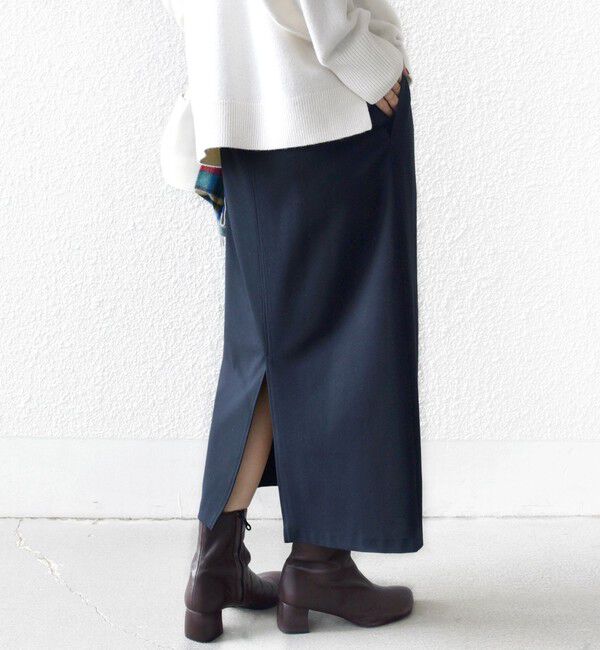 SHIPS for women「〈手洗い可能〉両面起毛 ドロスト スカート」|スカート|