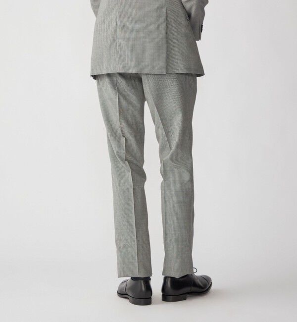 SHIPS「SHIPS:〈FUNCTION/洗濯機可能〉ウォッシャブル ハウンドトゥース スラックス(セットアップ対応)」|スラックス|