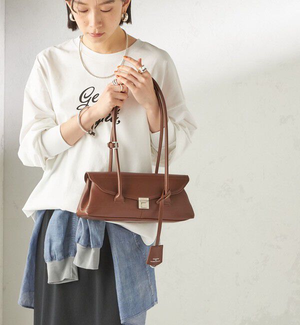 SHIPS for women「《予約》【WEB限定】George Cinq:SHOULDER BAG（S）」|ショルダー・メッセンジャー|キャメル