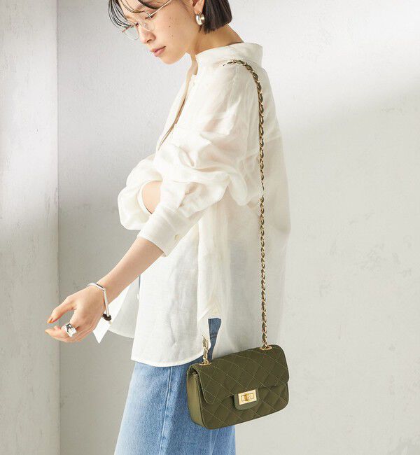 SHIPS for women「《予約》【SHIPS別注】MILOS: キルティング ショルダー」|ショルダー・メッセンジャー|