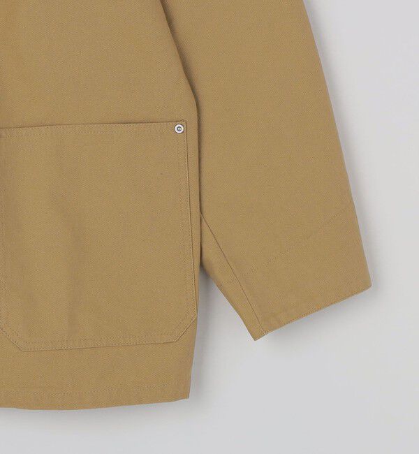 SHIPS「City Ambient Products: オーバーサイズ カバーオール ワーク ジャケット」|ブルゾン・スタジャン|