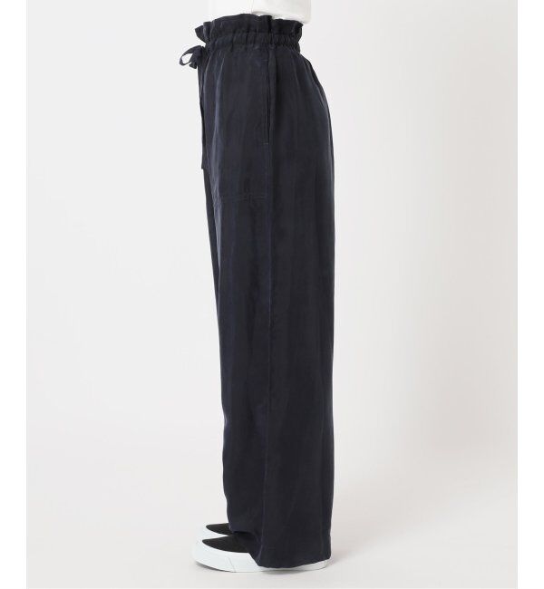 OUTDOOR PRODUCTS Usual Things「新色追加 キュプラステッチワークドロストワイドパンツ セットアップ対応」|スラックス|