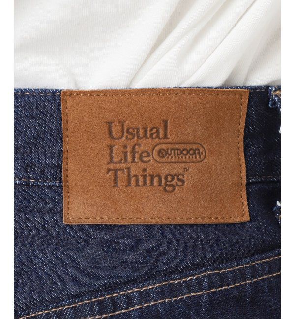 OUTDOOR PRODUCTS Usual Things「追加2 ULTライトデニムハイライズルーズ5PKT」|デニム|