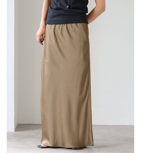 OUTDOOR PRODUCTS Usual Things「サテンゴムイージースカート」|スカート|
