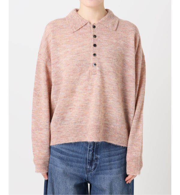 OUTDOOR PRODUCTS Usual Things「モヘヤブレンドニットポロシャツ」|ニット・セーター|