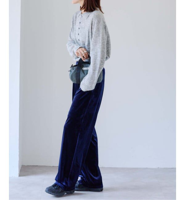 OUTDOOR PRODUCTS Usual Things「モヘヤブレンドニットポロシャツ」|ニット・セーター|