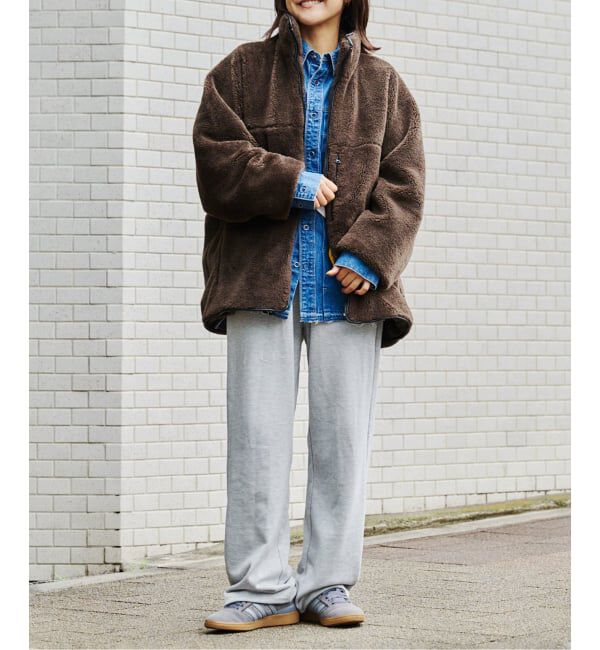 OUTDOOR PRODUCTS Usual Things「スタンドカラーボアブルゾン」|その他|