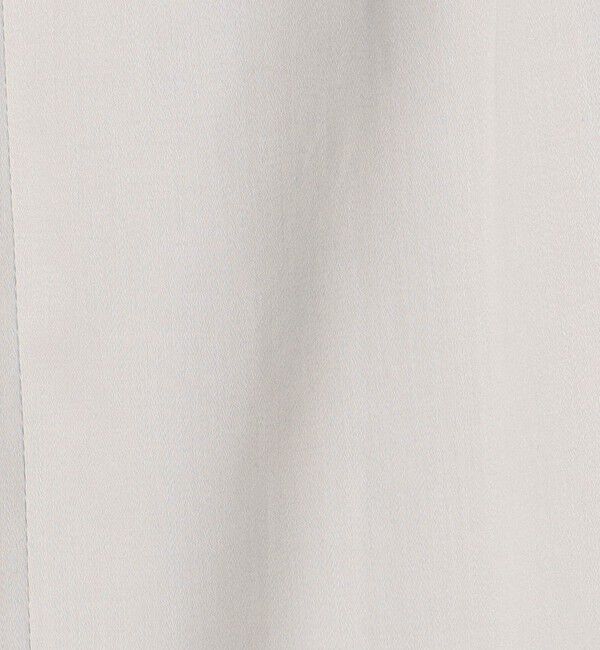 Ballsey「ハイカウントサテン ネックフリルブラウス」|シャツ・ブラウス|