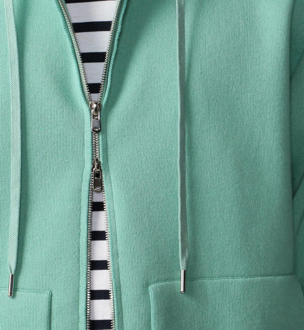 CABaN「CABaN コットンカシミヤ ジップパーカ」|ニット・セーター|