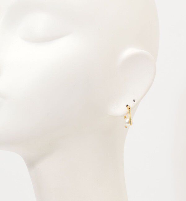 TOMORROWLAND GOODS「【別注】januka パールコンビピアス」|ピアス|