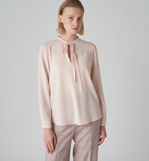 TOMORROWLAND collection「ポリエステルアムンゼン ボウタイブラウス」|シャツ・ブラウス|