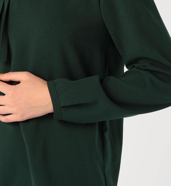 TOMORROWLAND collection「ポリエステルアムンゼン ボウタイブラウス」|シャツ・ブラウス|