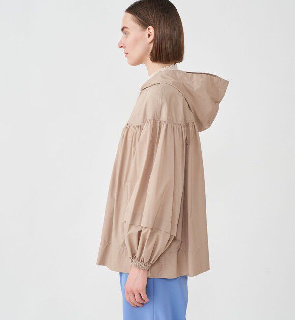 Ballsey「ライトタフタ フーデッドショートコート」|ブルゾン・スタジャン|