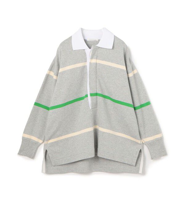 GALERIE VIE「ソフトコットンスムース ラガーシャツ」|ニット・セーター|14 グレー系