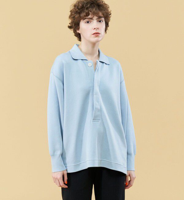 GALERIE VIE「ソフトコットンスムース ラガーシャツ」|ニット・セーター|