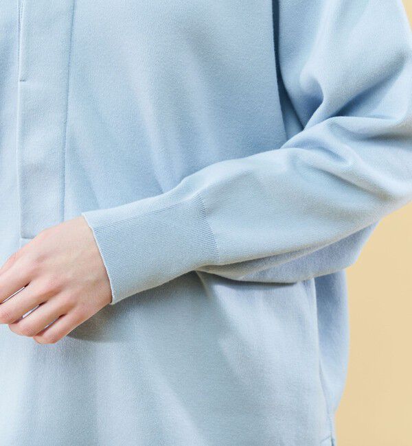 GALERIE VIE「ソフトコットンスムース ラガーシャツ」|ニット・セーター|