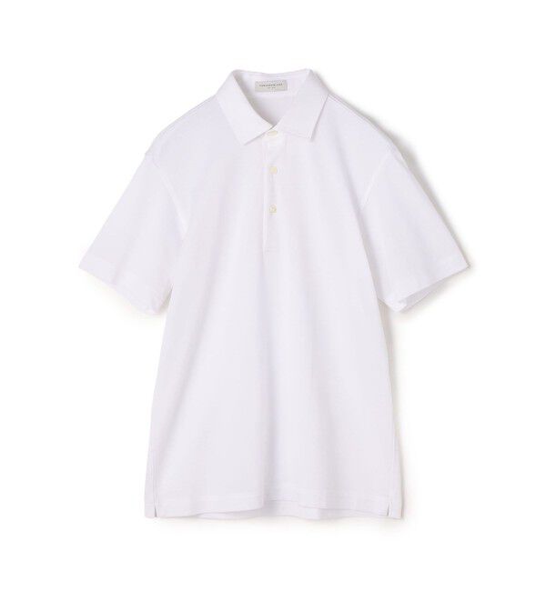 TOMORROWLAND MENS「コットンメッシュ ポロシャツ」|ポロシャツ|11 ホワイト