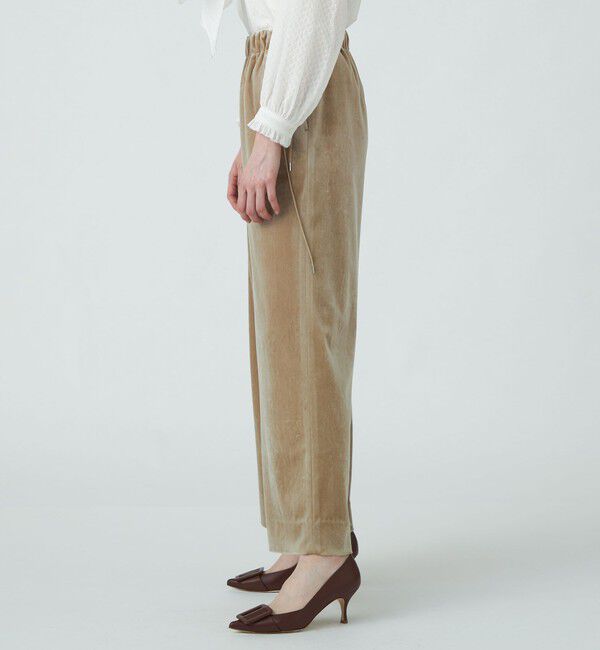 Ballsey「マットベロア イージーストレートパンツ」|その他|