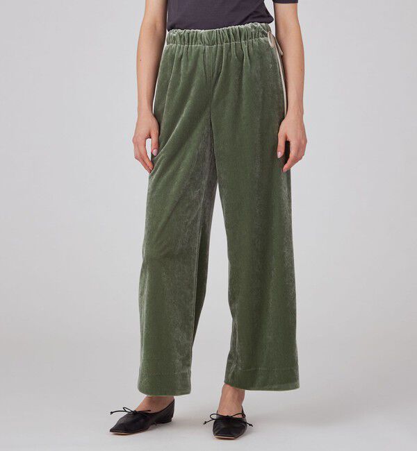 Ballsey「マットベロア イージーストレートパンツ」|その他|