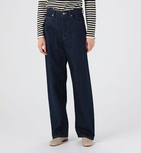 GALERIE VIE「セルヴィッチデニム ストレートパンツ」|デニム|