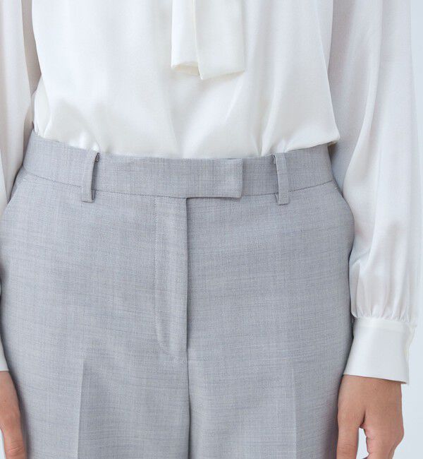 TOMORROWLAND collection「シャイニーピンヘッド ペンシルパンツ」|スラックス|