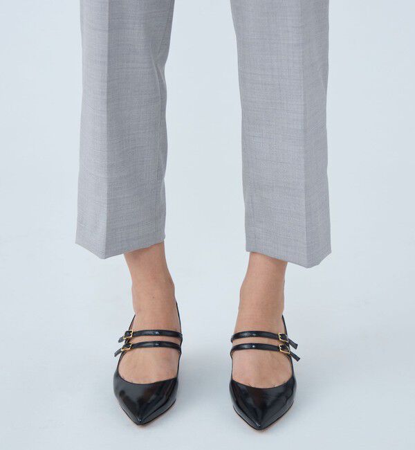 TOMORROWLAND collection「シャイニーピンヘッド ペンシルパンツ」|スラックス|