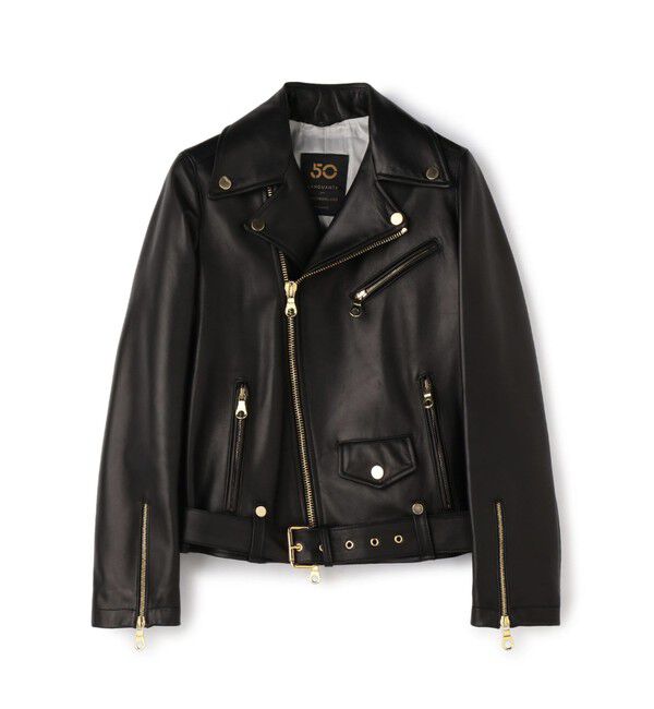 TOMORROWLAND BUYING WEAR「CINQUANTA W Roders ダブルライダース」|ライダースジャケット|19 ブラック