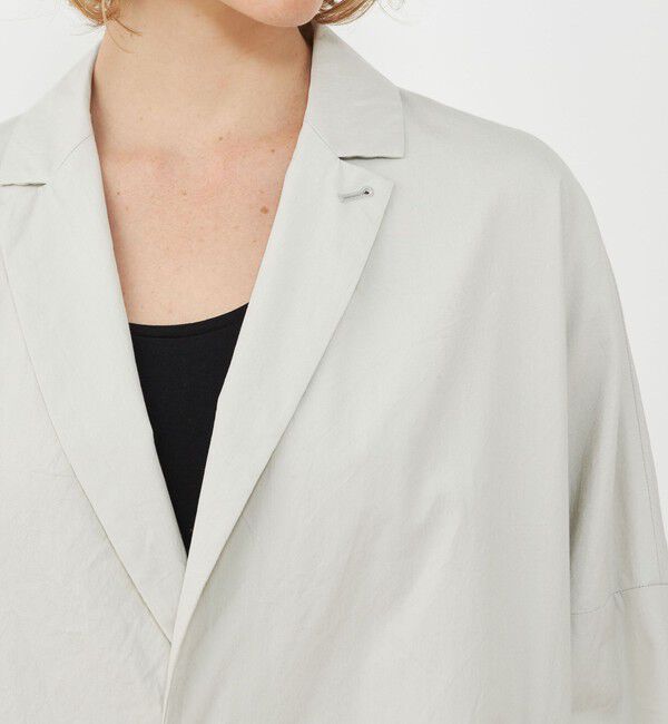 GALERIE VIE「パラシュートクロス ワイドチェスタージャケットコート」|チェスターコート|