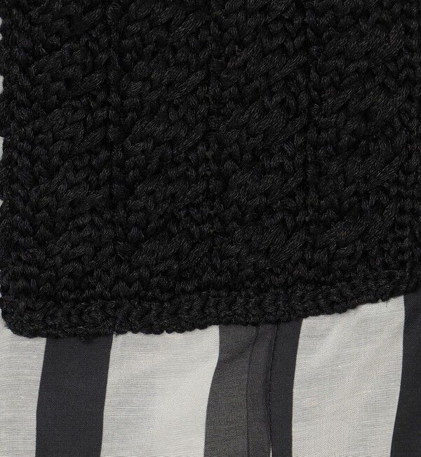 DES PRES「サークルストライププリント スリーブレスブラウス」|シャツ・ブラウス|