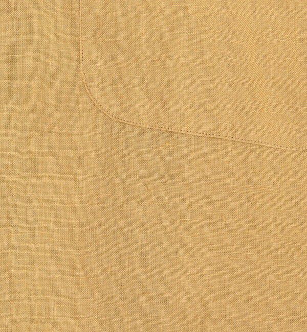 TOMORROWLAND MENS「アイリッシュリネン ダブルポケット オープンカラーシャツ」|シャツ・ブラウス|