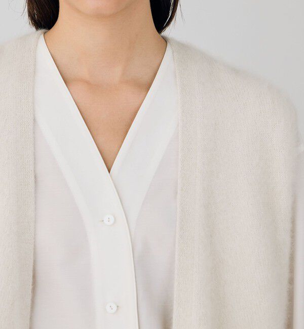 DES PRES「フォックスカシミヤ ロングジレ」|ベスト・ジレ|