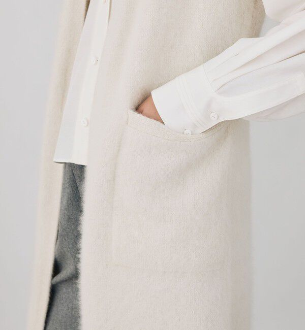 DES PRES「フォックスカシミヤ ロングジレ」|ベスト・ジレ|