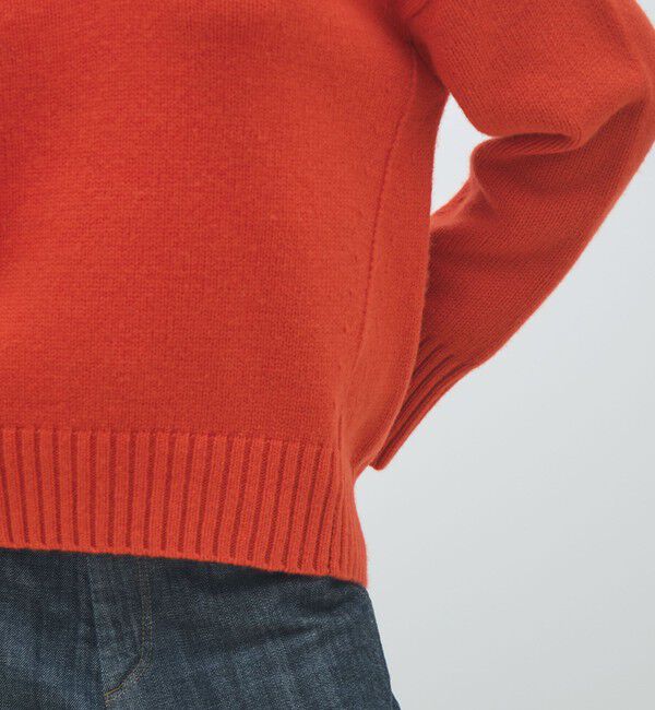 MACPHEE「ラムカシミヤ Vネックプルオーバー」|ニット・セーター|