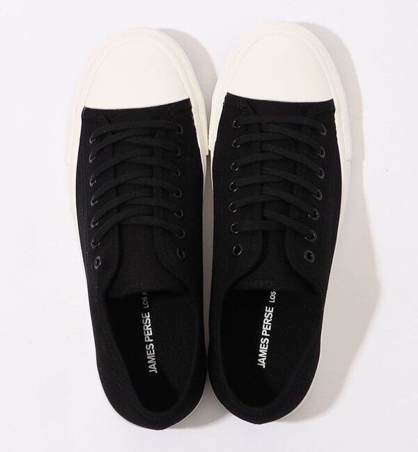 JAMES PERSE「コットンキャンバス レースアップスニーカー SMRCC8361」|スニーカー|