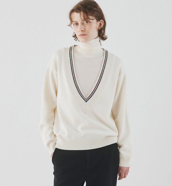 GALERIE VIE「チルデン Vネックニット」|ニット・セーター|