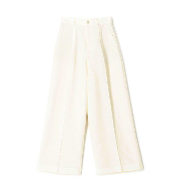 MACPHEE「ウールサキソニー ハイウエストパンツ」|その他|11 ホワイト