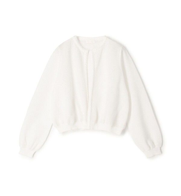Ballsey「ダブルフェイスノット クルーネックカーディガン」|カーディガン|11 ホワイト