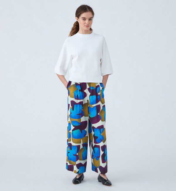 Ballsey「レーヨンストレッチ ワイドスリーブプルオーバー」|ニット・セーター|