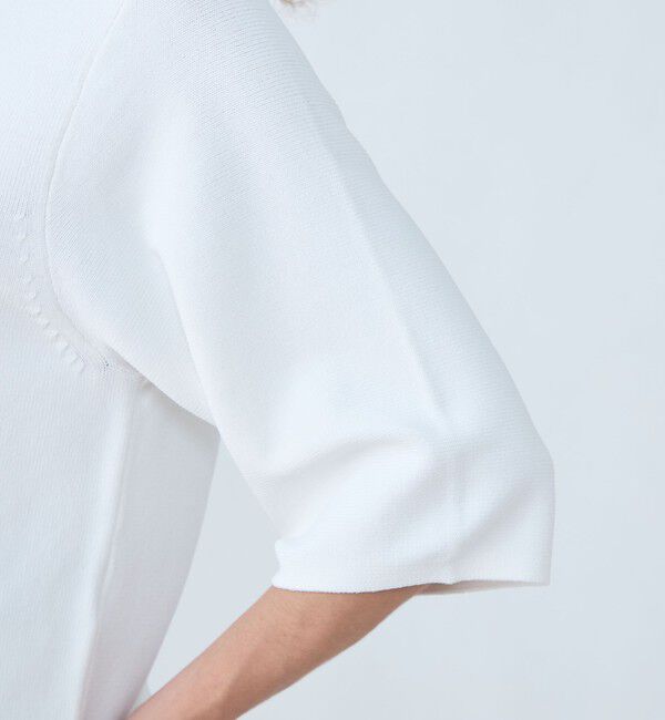 Ballsey「レーヨンストレッチ ワイドスリーブプルオーバー」|ニット・セーター|