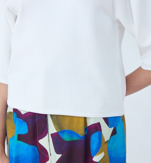 Ballsey「レーヨンストレッチ ワイドスリーブプルオーバー」|ニット・セーター|