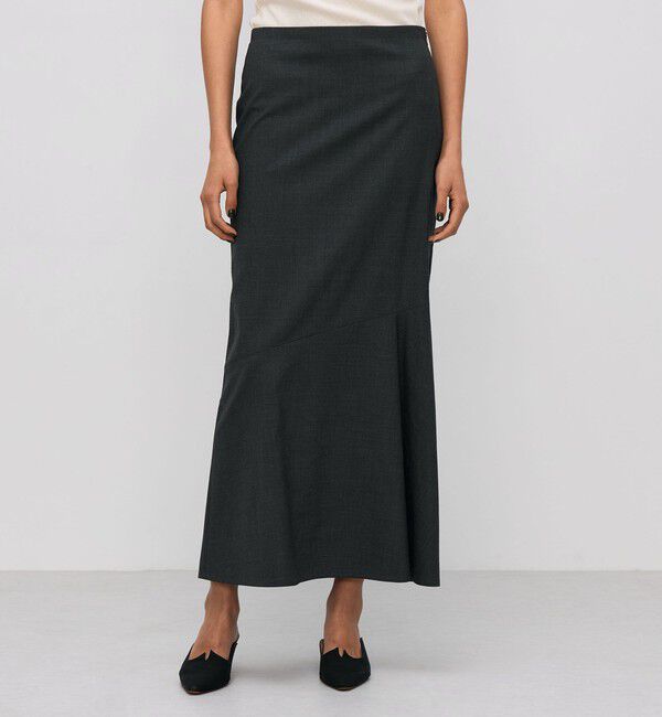 BACCA「ウールトロピカル フレアスカート」|スカート|