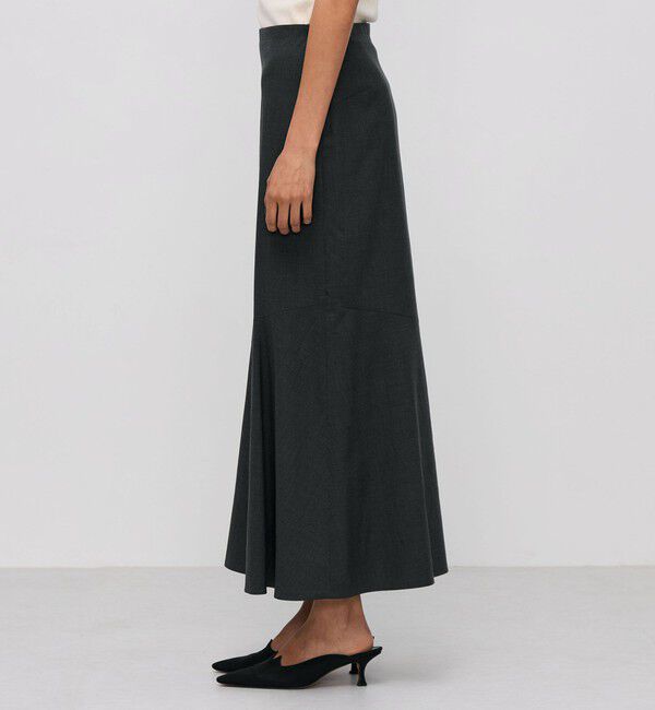 BACCA「ウールトロピカル フレアスカート」|スカート|