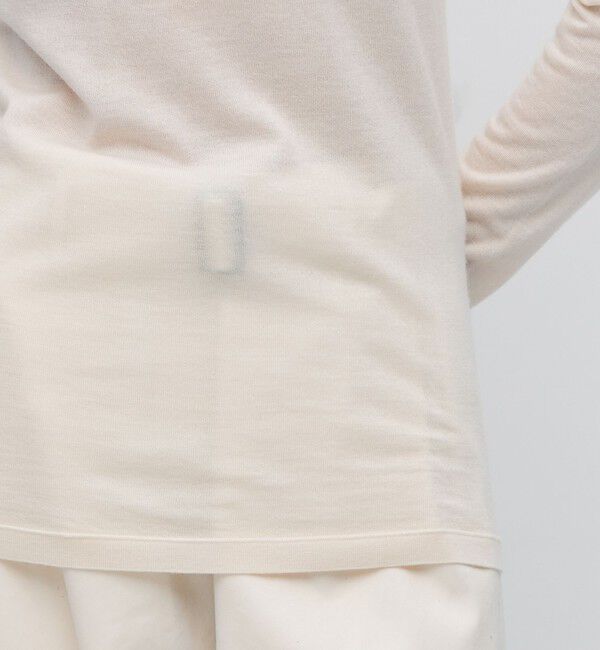 BACCA「カシミヤ ロングスリーブプルオーバー」|ニット・セーター|